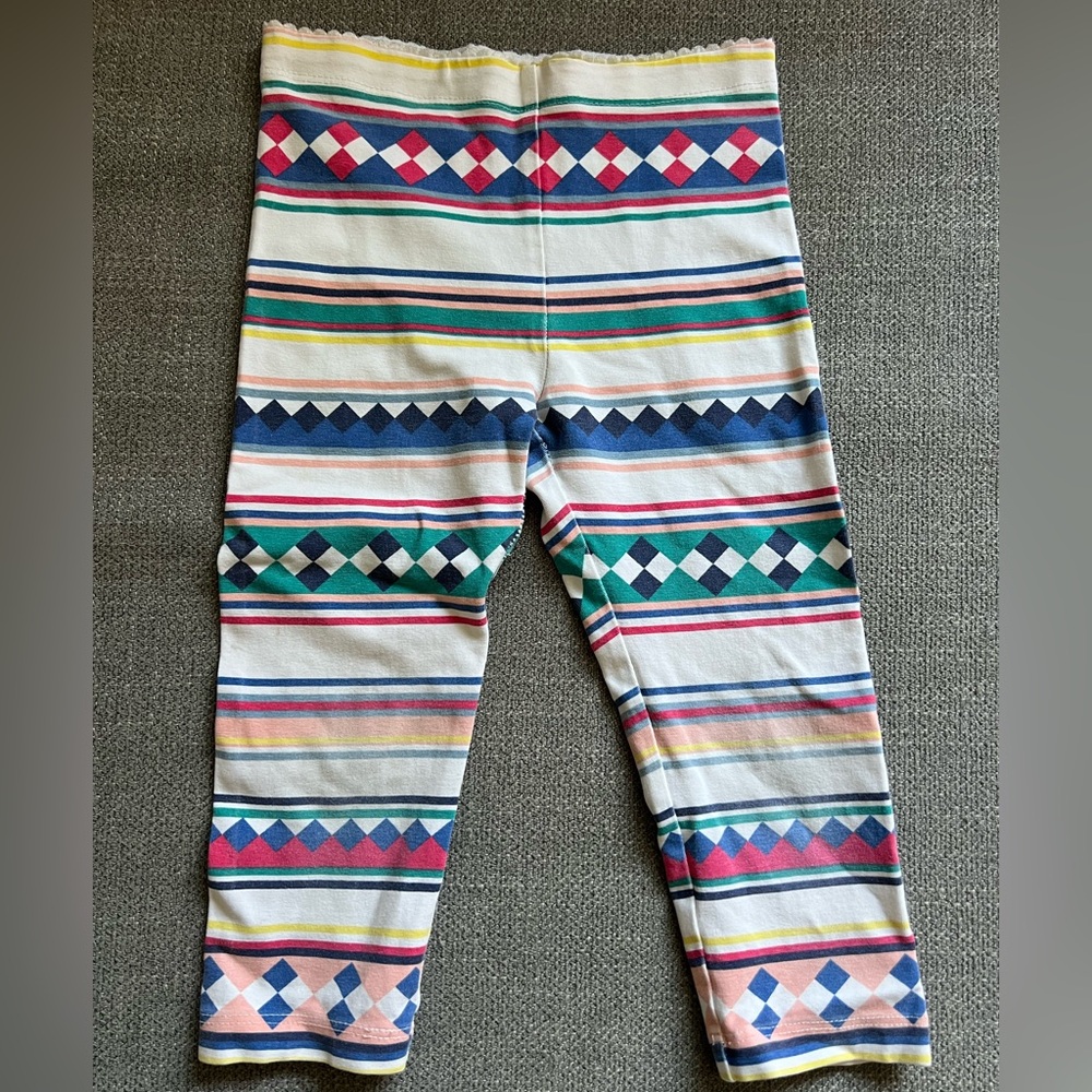 Tea Collection Red and Pink Geometric Leggings
